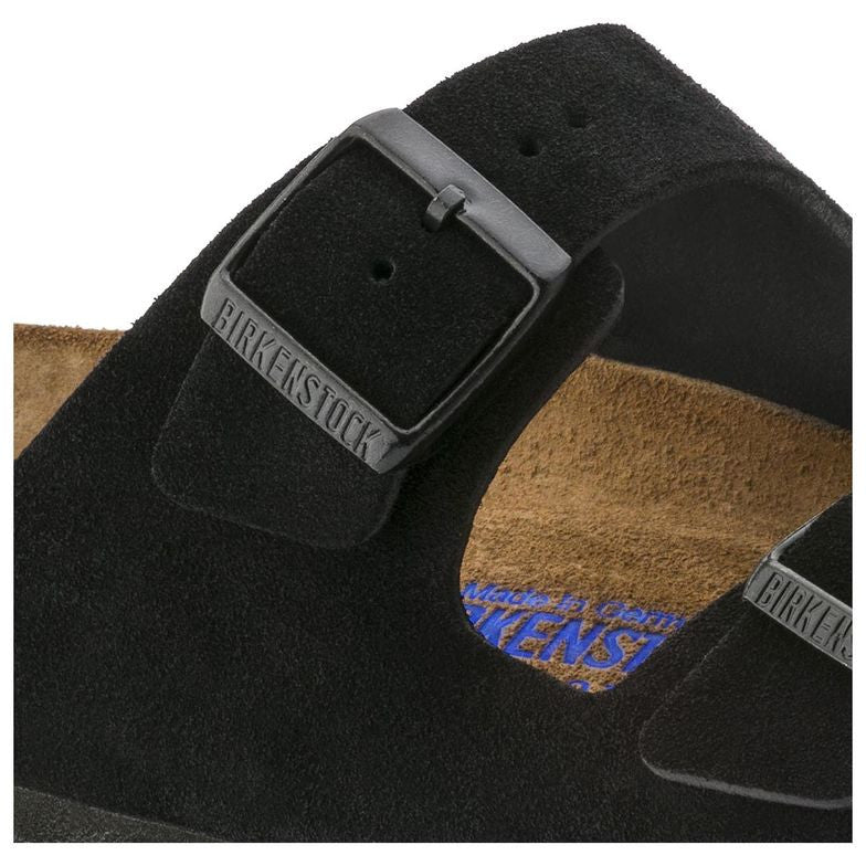 Arizona Soft Footbed Suede (Black)